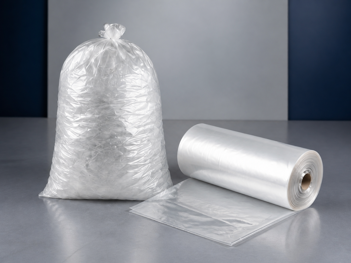 Bolsas transparentes para basura Klyno